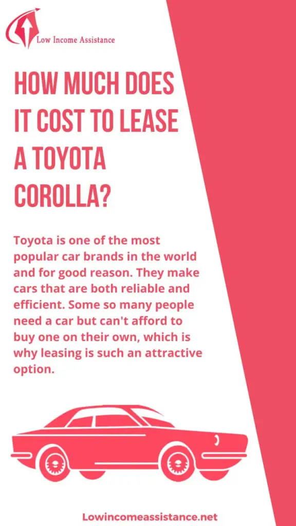 Toyota corolla lease deals