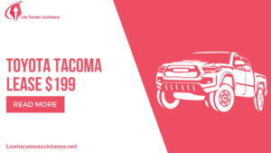 Toyota tacoma lease $199