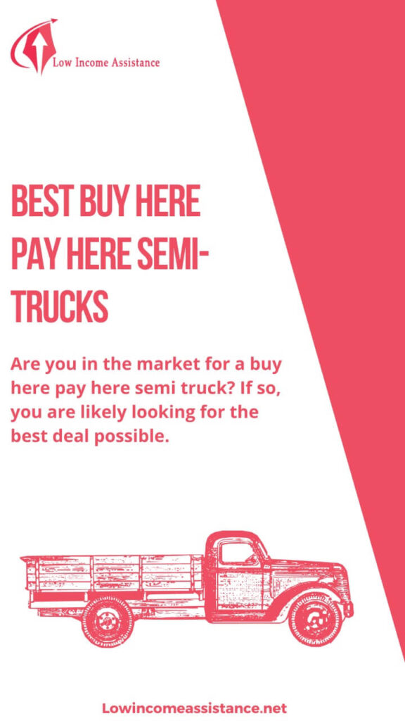 Buy here pay here straight trucks