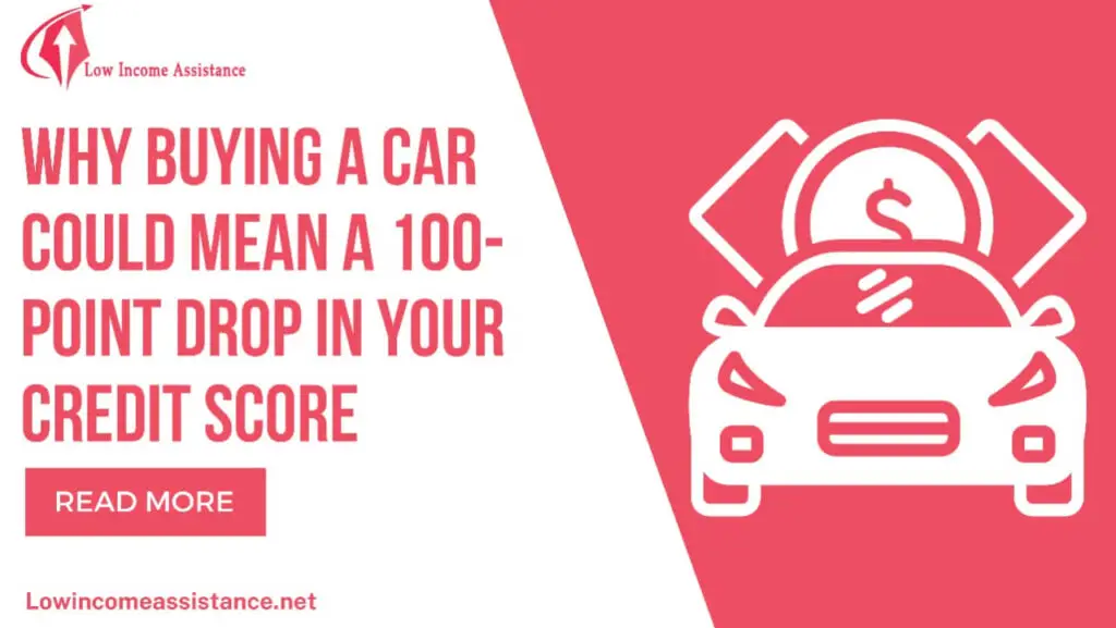 Credit score dropped 100 points after buying a car
