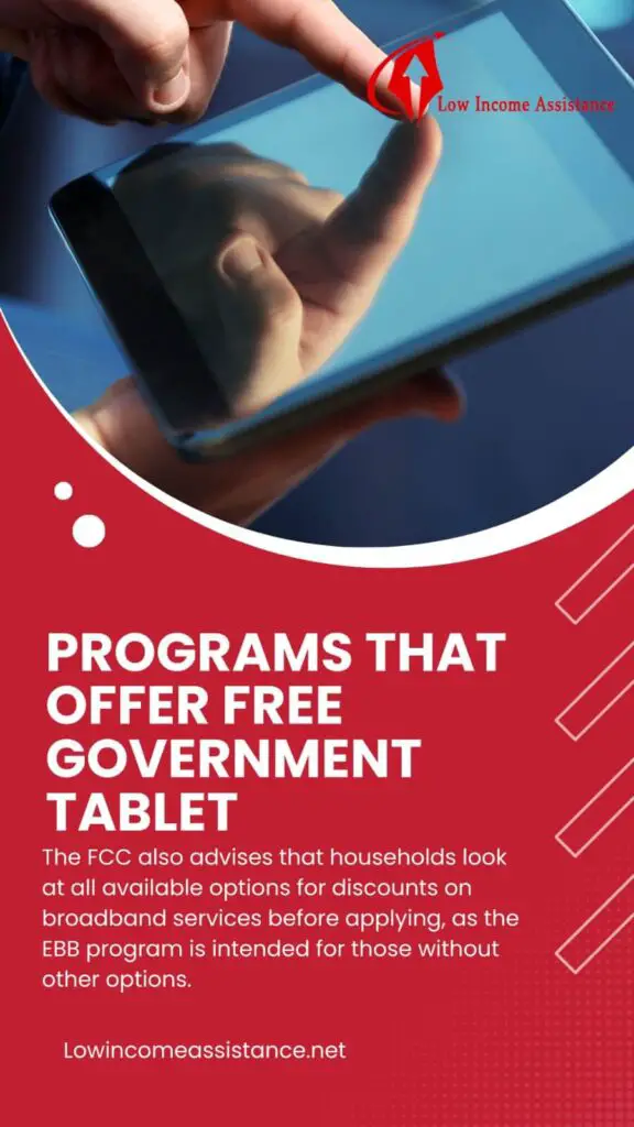 How to get free tablet from the government