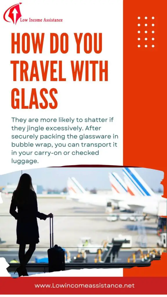 How do you travel with glass on a plane